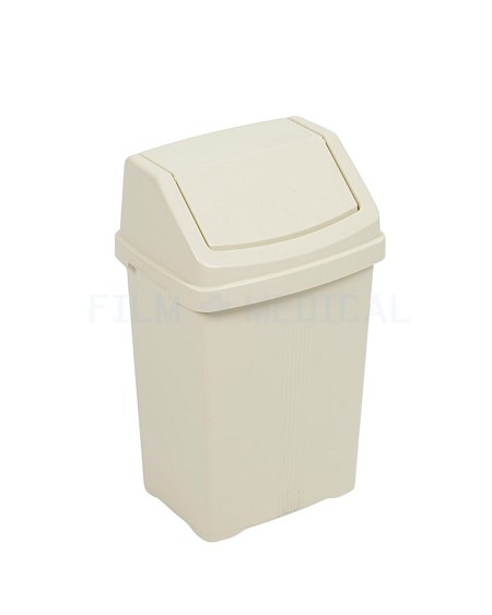 15L Swing Bin Cream 